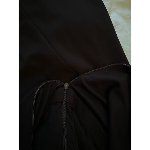 Gucci Avant Garde Midi Sheath Dress 90s Minimalist Bodycon Knot Jersey Y2K Sz S - Picture 15 of 15